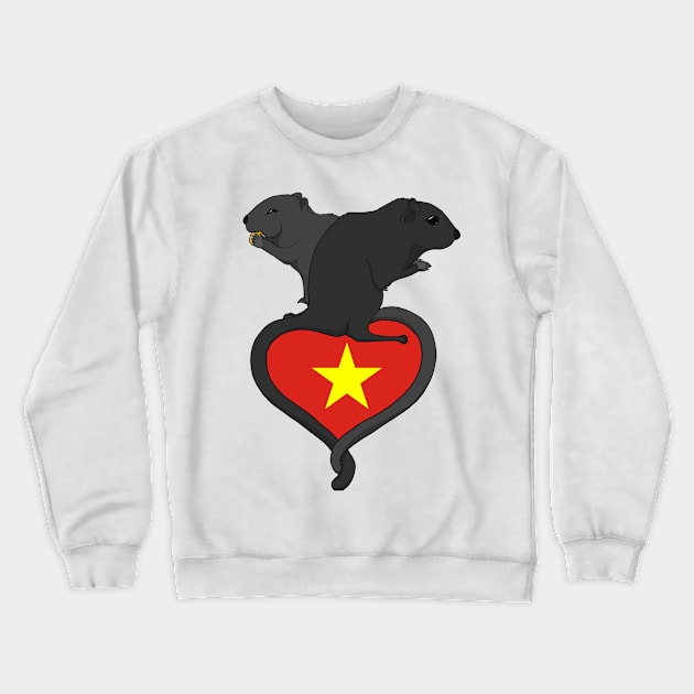 Gerbil Vietnam (dark) Crewneck Sweatshirt by RampArt